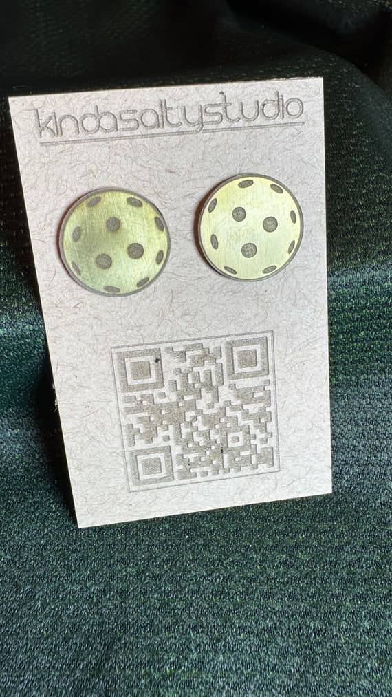 Festive Brass Earrings