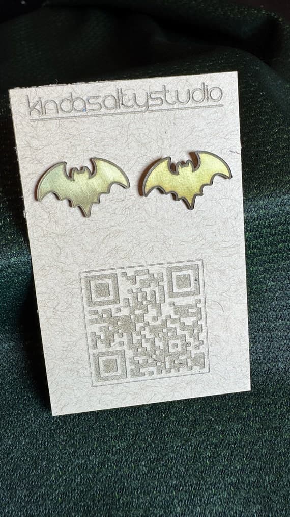 Festive Brass Earrings