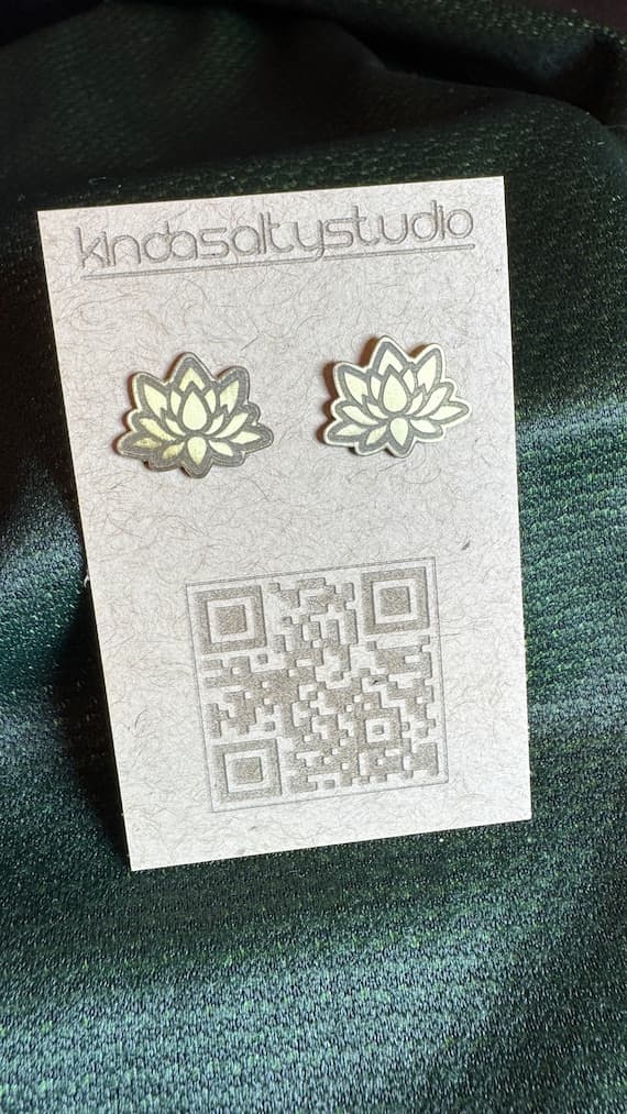 Festive Brass Earrings