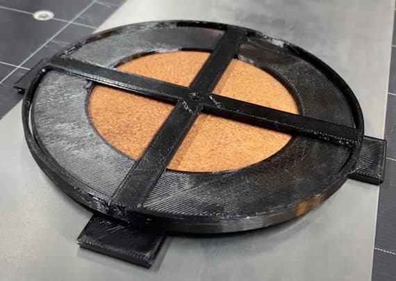 Leather Coaster Laser Engraving Jig - STL File for 3D Printing Your Own
