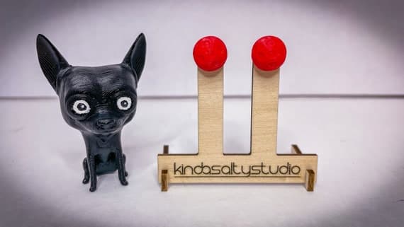 3D Printed Pickleball Earring Studs